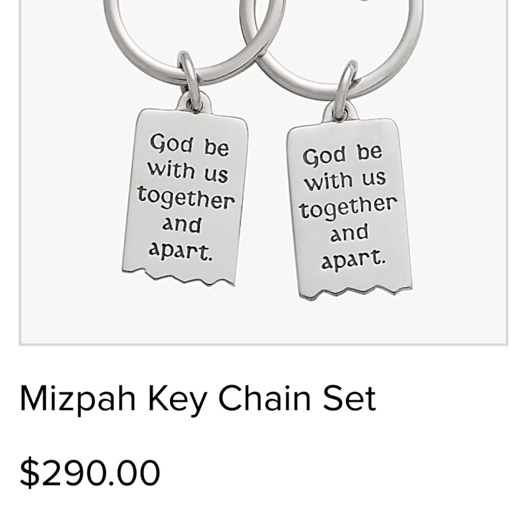 James Avery Inspirational Silver Key Holders - Picture 3 of 4